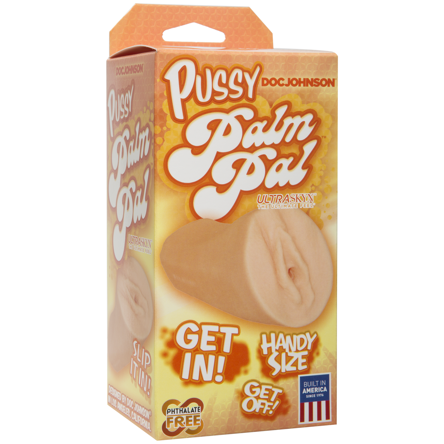 Doc Johnson Palm Pal UltraSkyn Pussy Masturbator - White