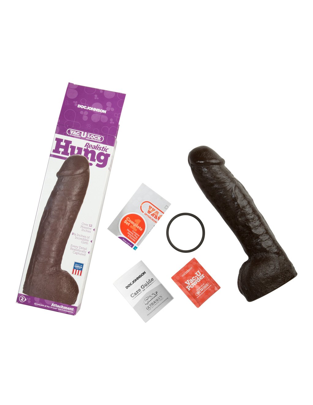 Vac-U-Lock Doc Johnson Realistic Hung Dildo