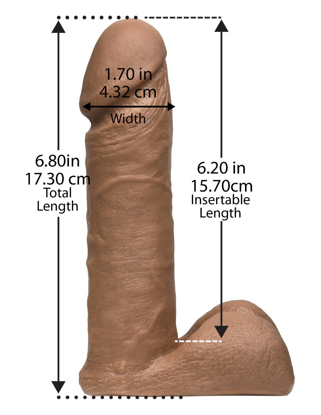 Vac-U-Lock Doc Johnson UltraSkyn Cock