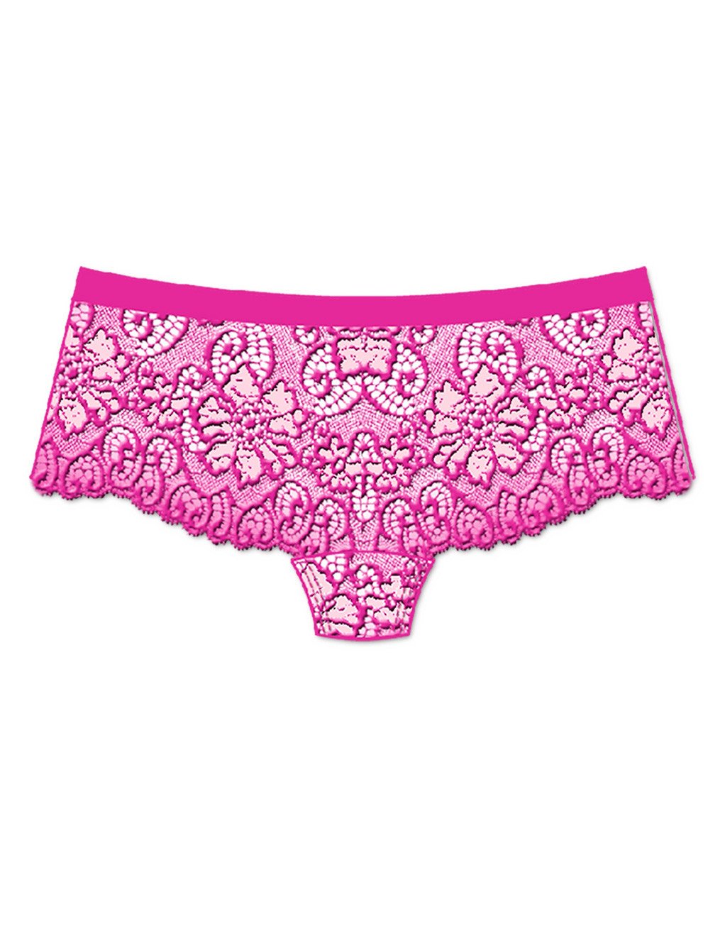 Rene Rofe It Girl Double Sided Lace Boyshort Panty - Lingerie - Womens Underwear