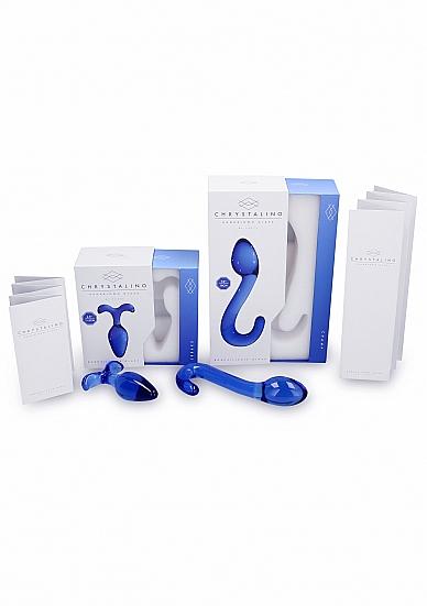 Shots America Blue Chrystalino Champ Wand Glass Packaging
