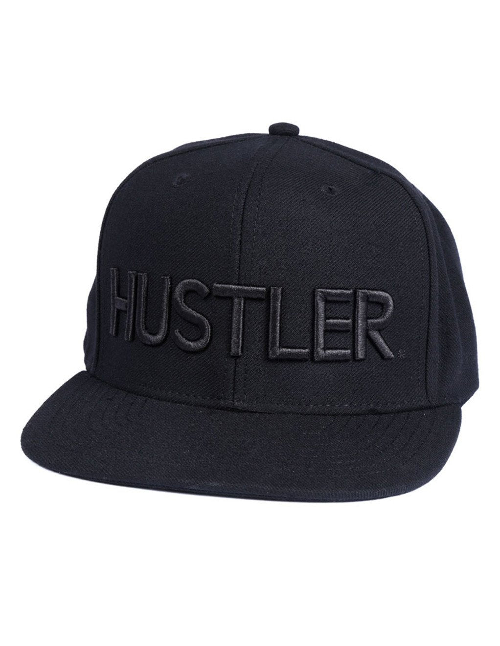 Hustler Men's Classic Logo Snapback Black-