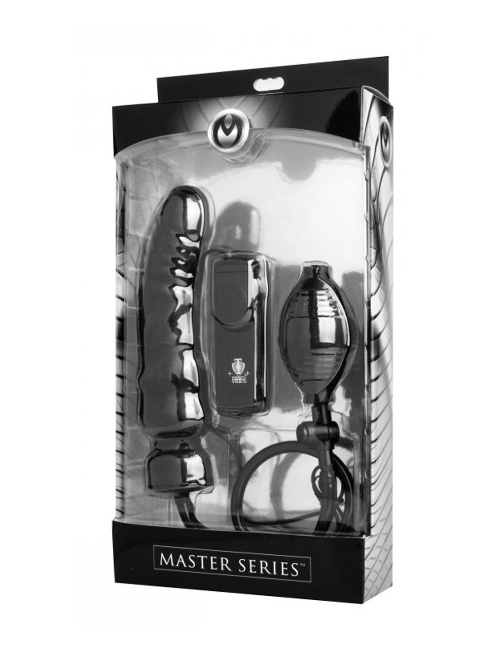 Master Series Ravage Vibrating Inflatable Dildo