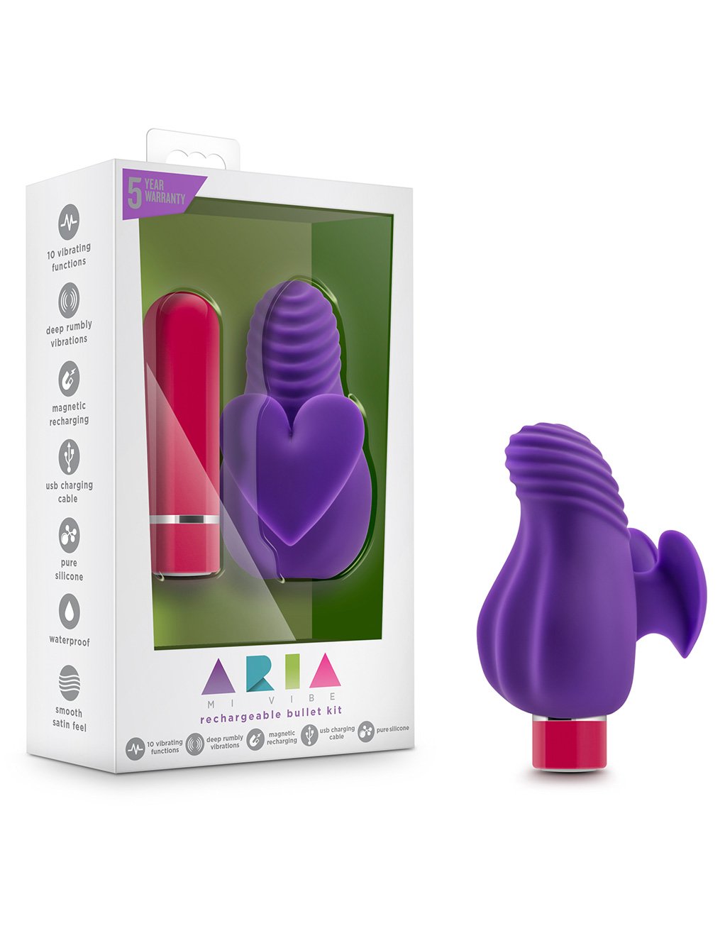 Aria by Blush Novelties Mi Vibe Rechargeable Bullet Kit