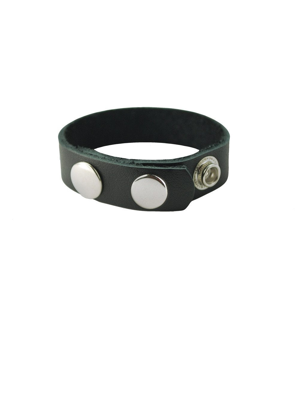 Spartacus Leather & Metal Snap Cockring