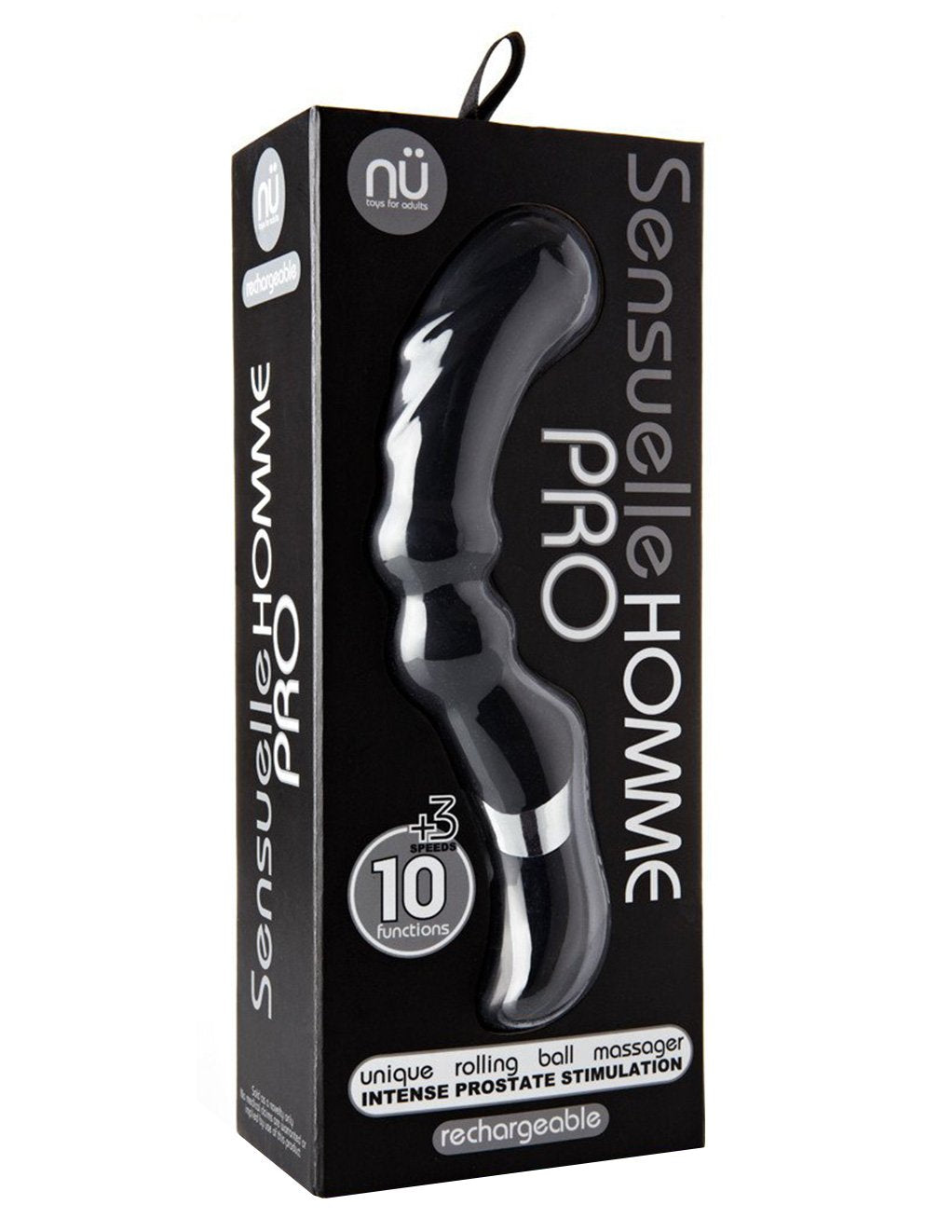 Sensuelle Homme Pro 10-Function Vibrating Prostate Massager - Novelties - P Spot