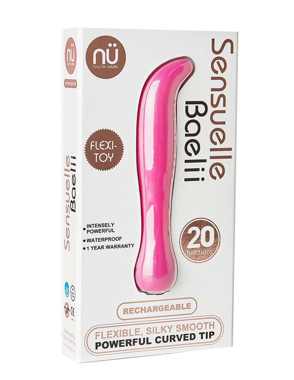 Sensuelle Baelii 20-Function Flexible Vibrator - Novelties - G Spot