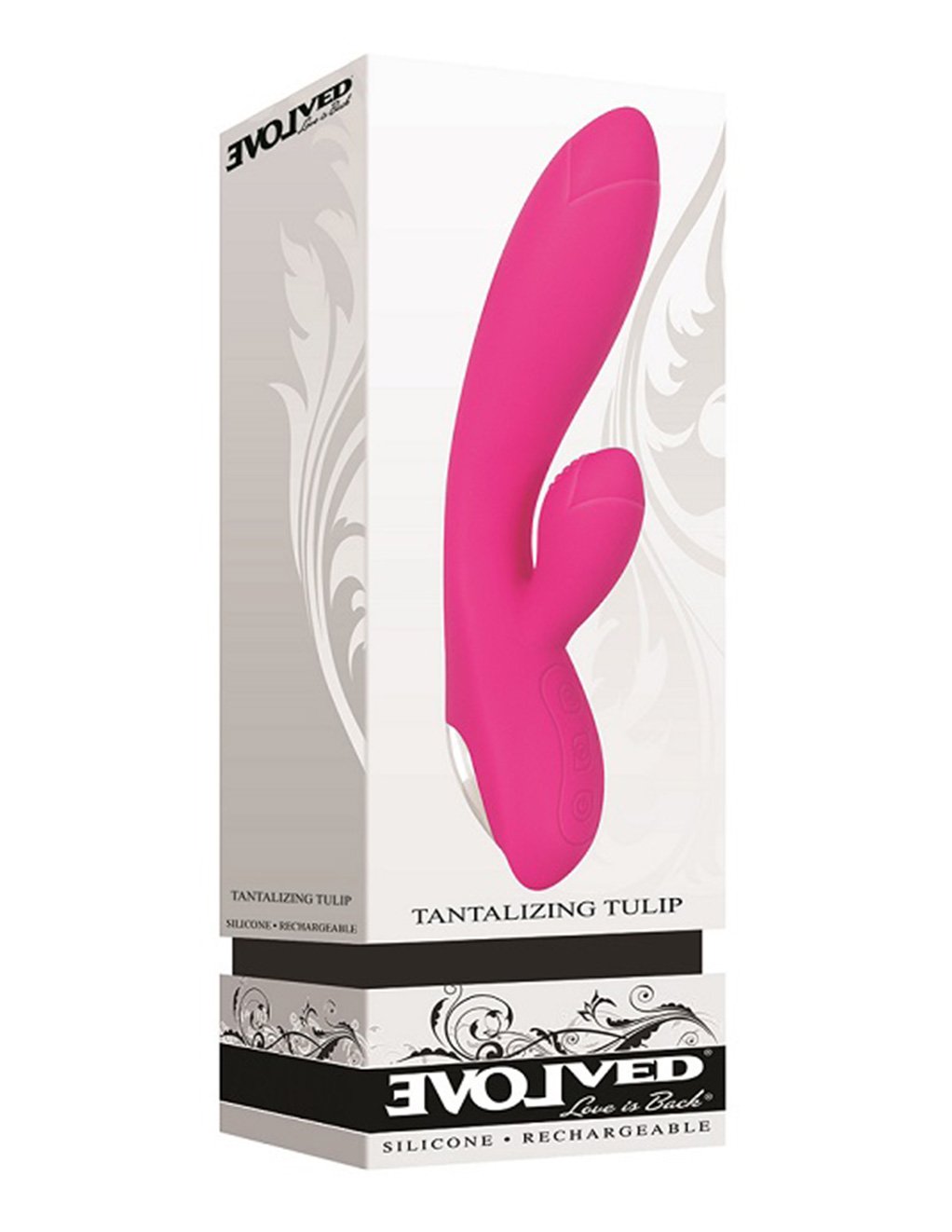 Evolved Tantalizing Tulip Dual Stimulation Vibrator box