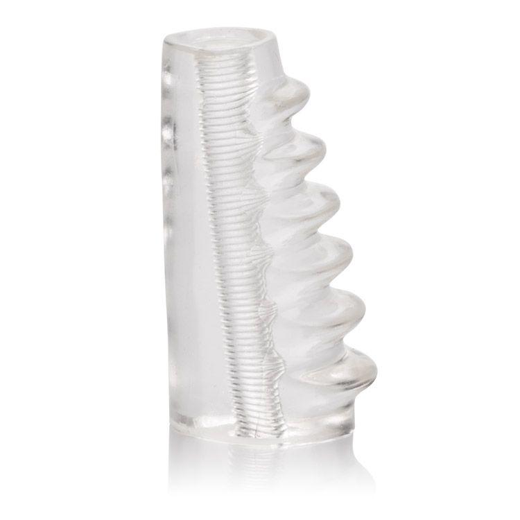 Cal Exotics Hot Rod Ridged Penis Enhancer - Novelties - Extender