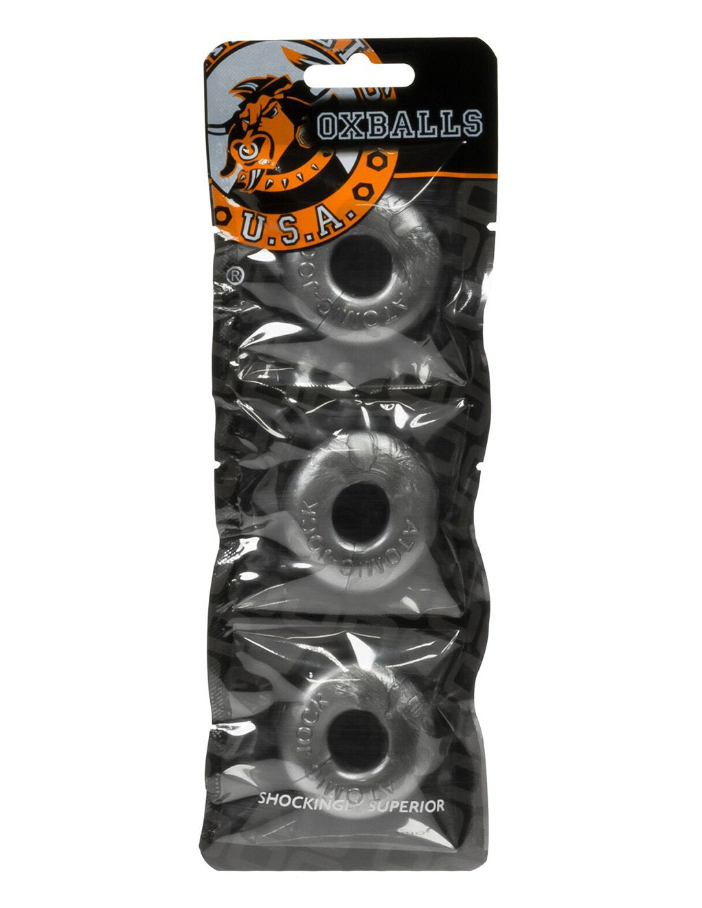 Oxballs Ringer Cockring 3-Pack Acero