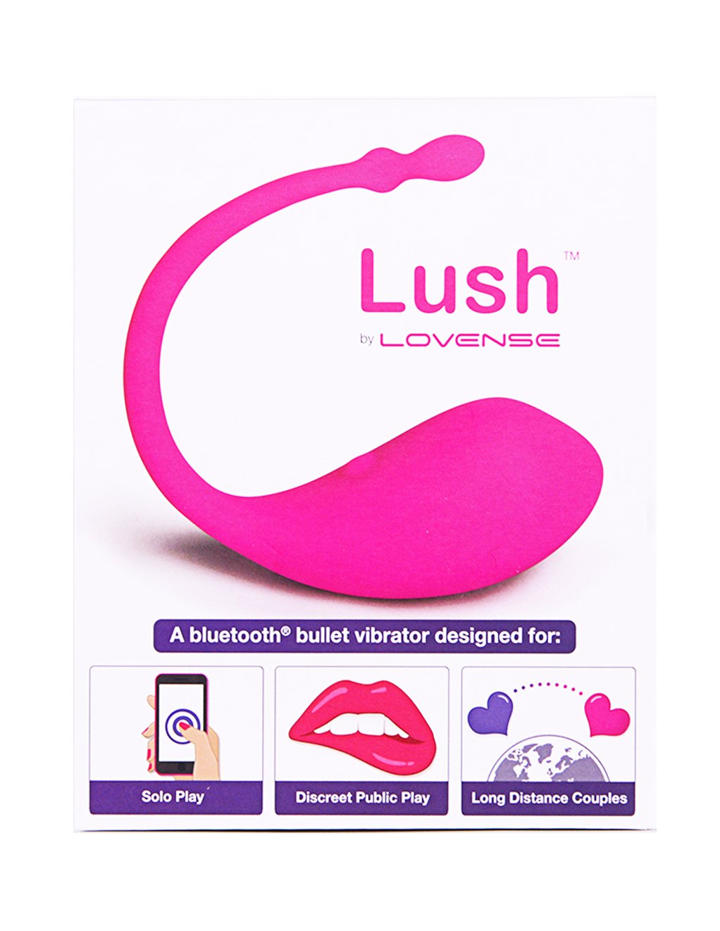 Lovense Lush Bluetooth Remote Control G-Spot Vibrator - Novelties - Massager