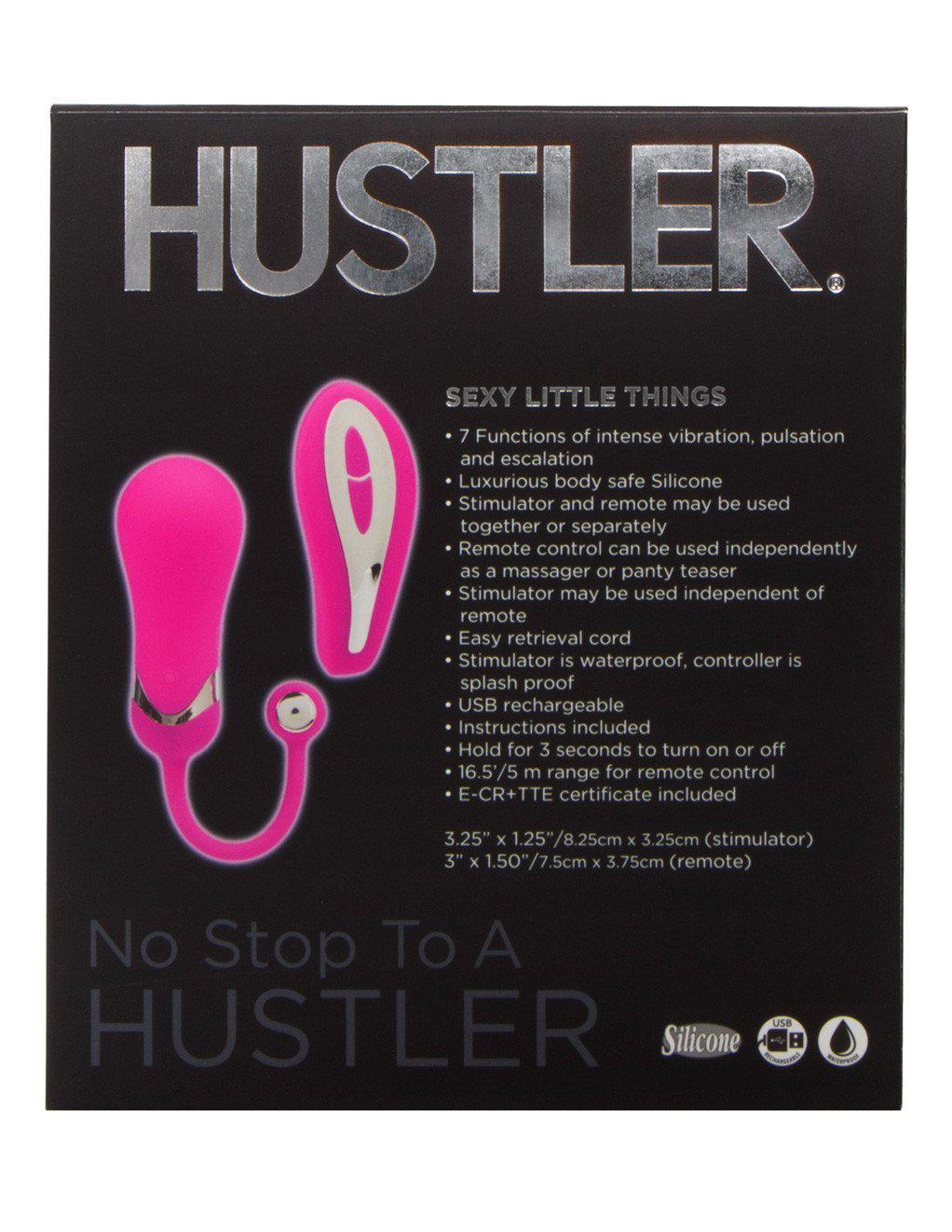 Hustler Dual Remote Massager & Panty Teaser Pink back
