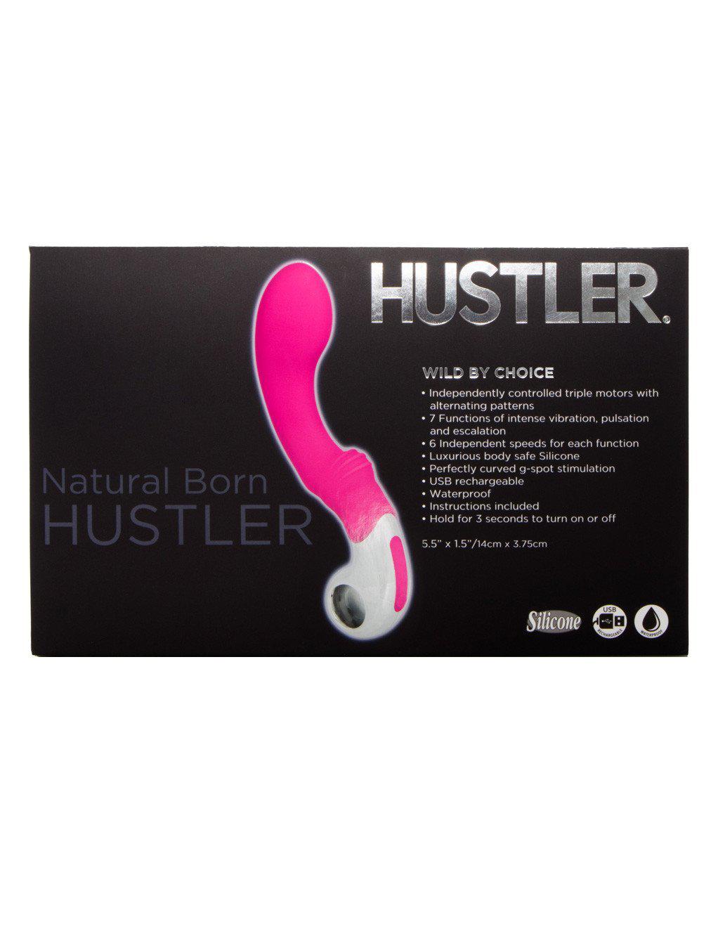 Hustler G Spot Wand Pink Back