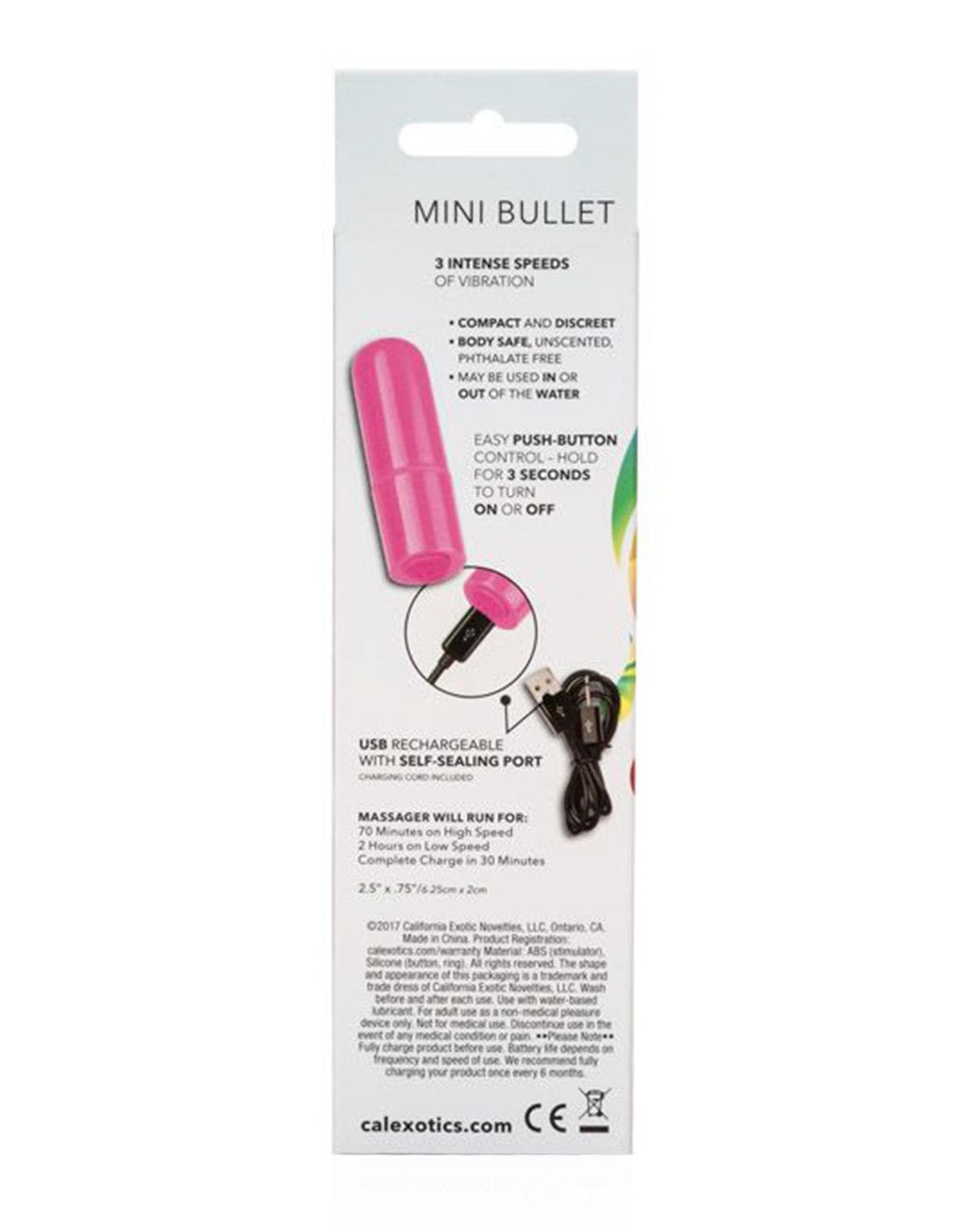 Cal Exotics Tiny Teasers Mini Bullet - Novelties - Bullet