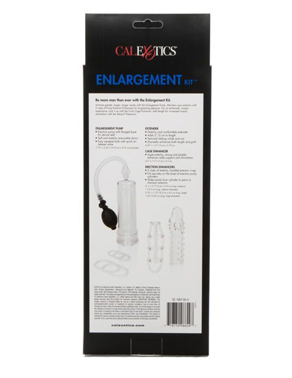 Cal Exotics His Penis Enlargement Kit - Novelties - Pump