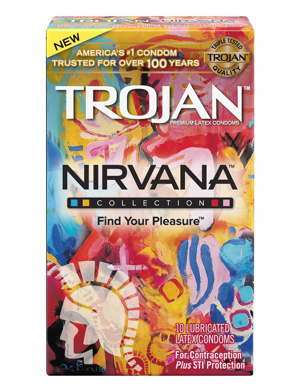 Trojan Nirvana Latex Condoms 10ct