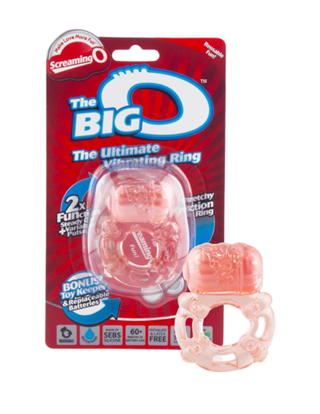 Screaming O Big O Vibrating Cockring Package