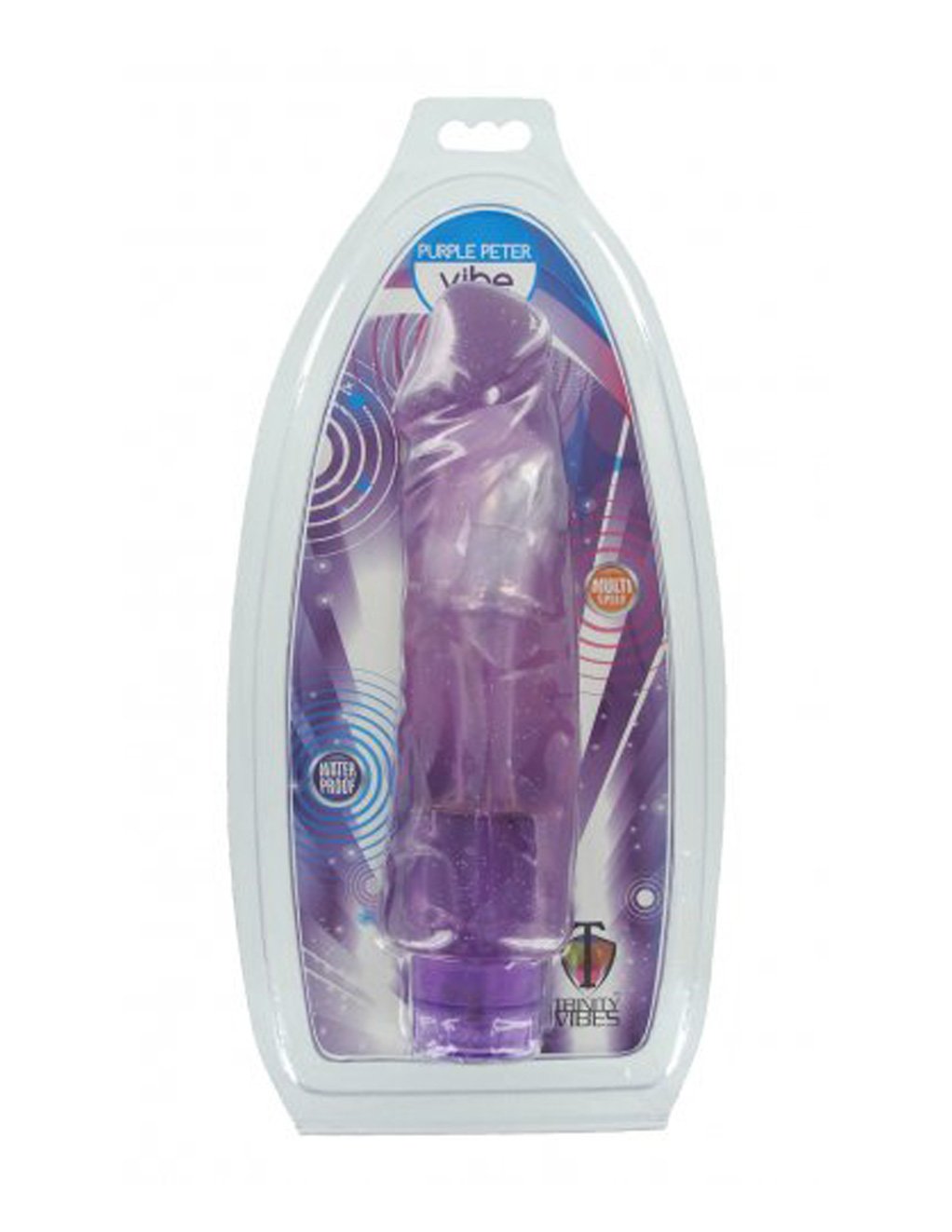 Trinity Vibes Purple Peter Jumbo Glitter Vibe