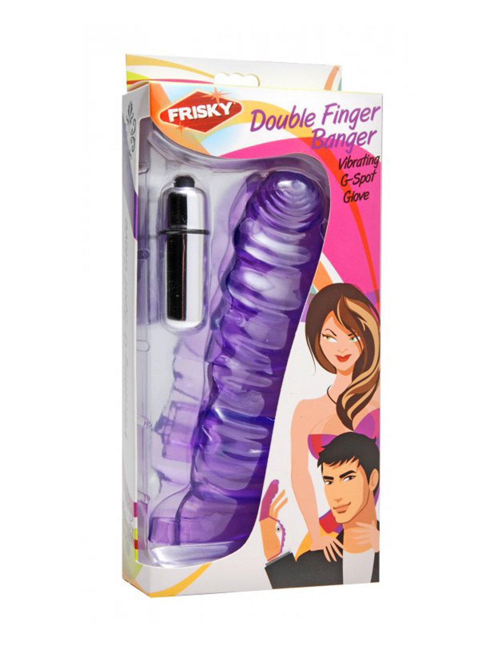 Frisky Double Finger Banger Vibrating G-Spot Glove