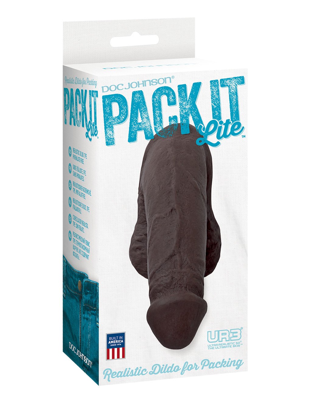 Doc Johnson Pack It Lite Penis Extension Chocolate