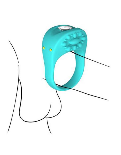 Jopen Key Ela Rechargeable Vibrating C-Ring - Novelties - Cockring