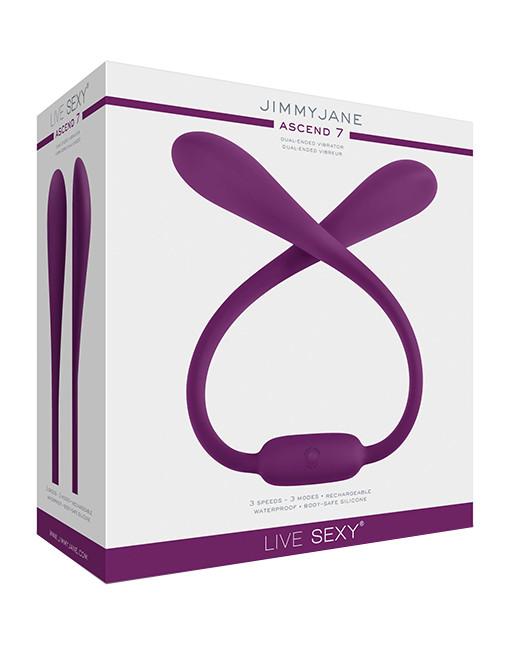 Jimmy Jane Ascend 7 Double Ended Vibrator Purple Package