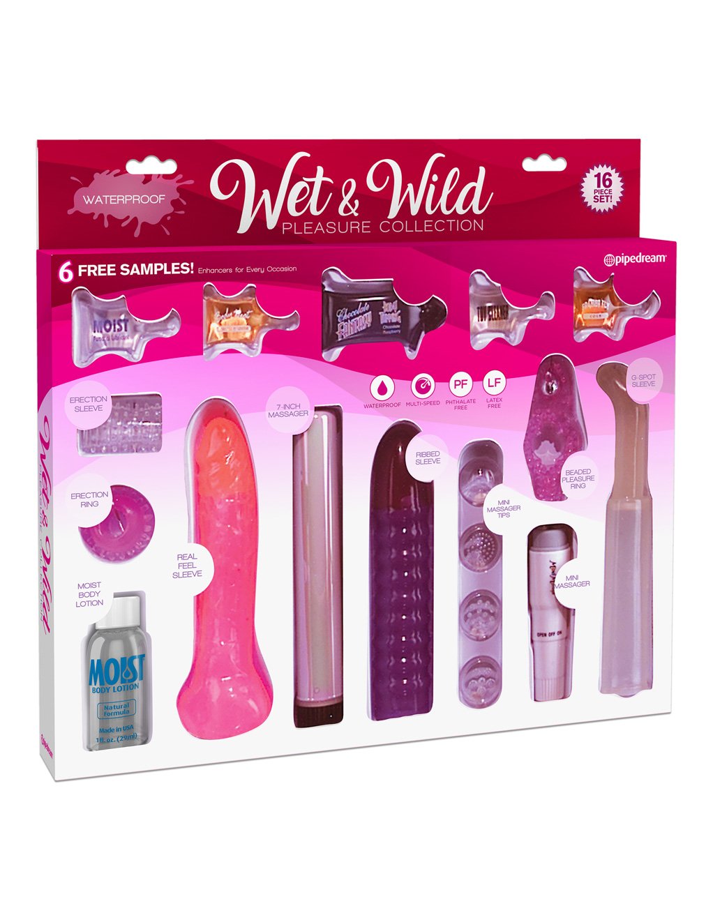 Pipedream Wet and Wild Pleasure Collection