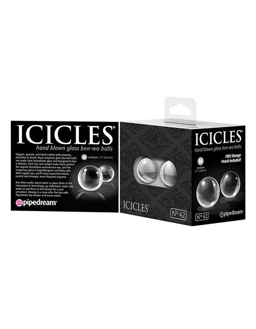 Icicles No 42 Glass Kegal Balls - Novelties - Glass