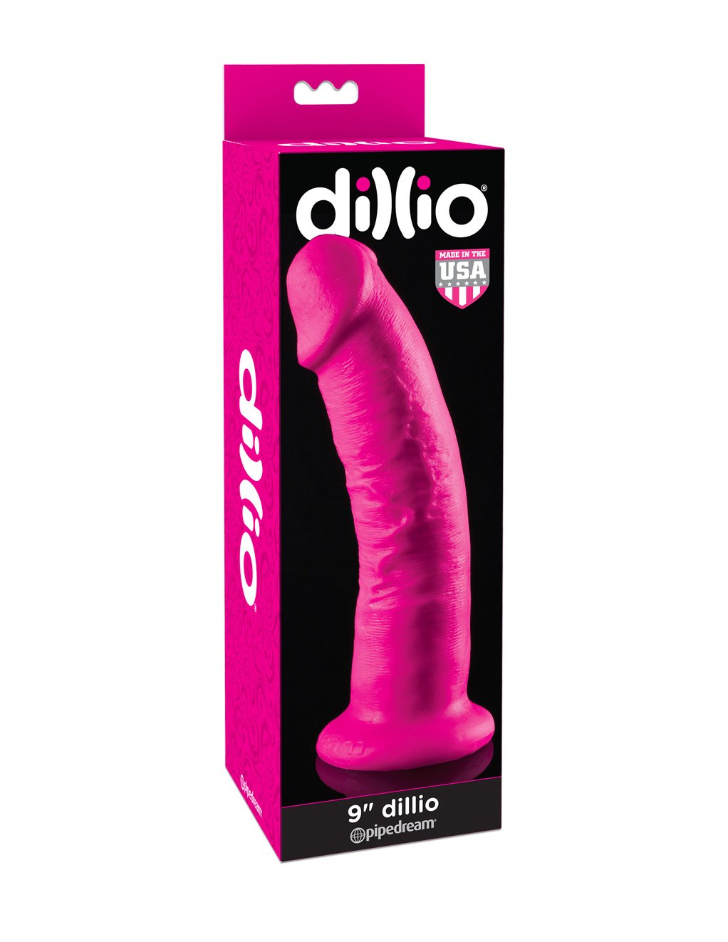 Dillio 9 Inch Suction Cup Dildo packaging