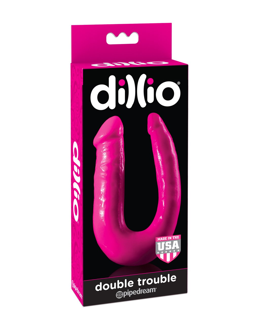 Dillio Double Trouble Dildo Dual Penetration Packaging