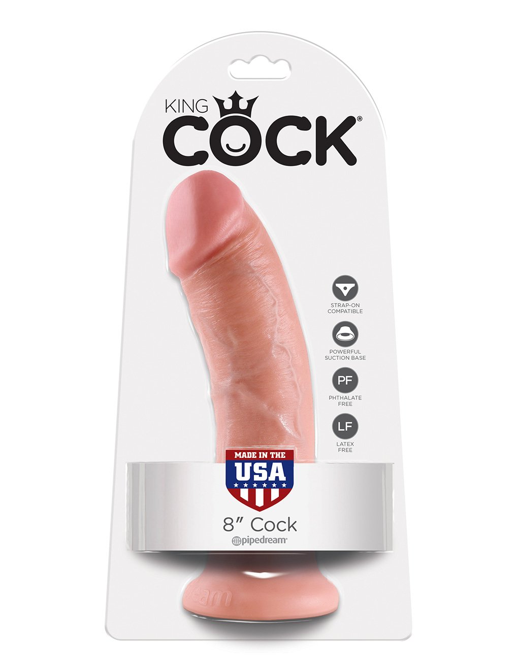 Pipedream King Cock 8 Inch Flesh