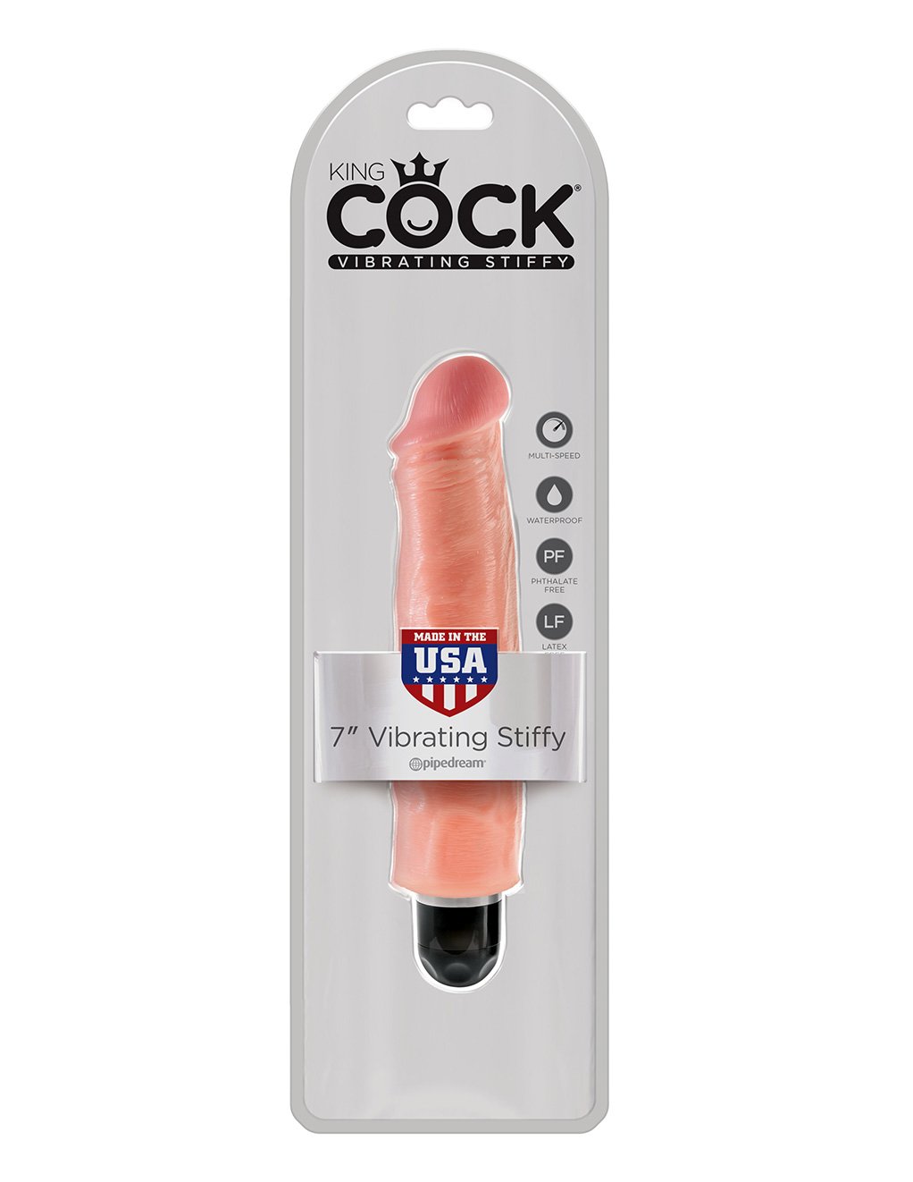 Pipedream King Cock 7 Inch Vibrating Stiffy