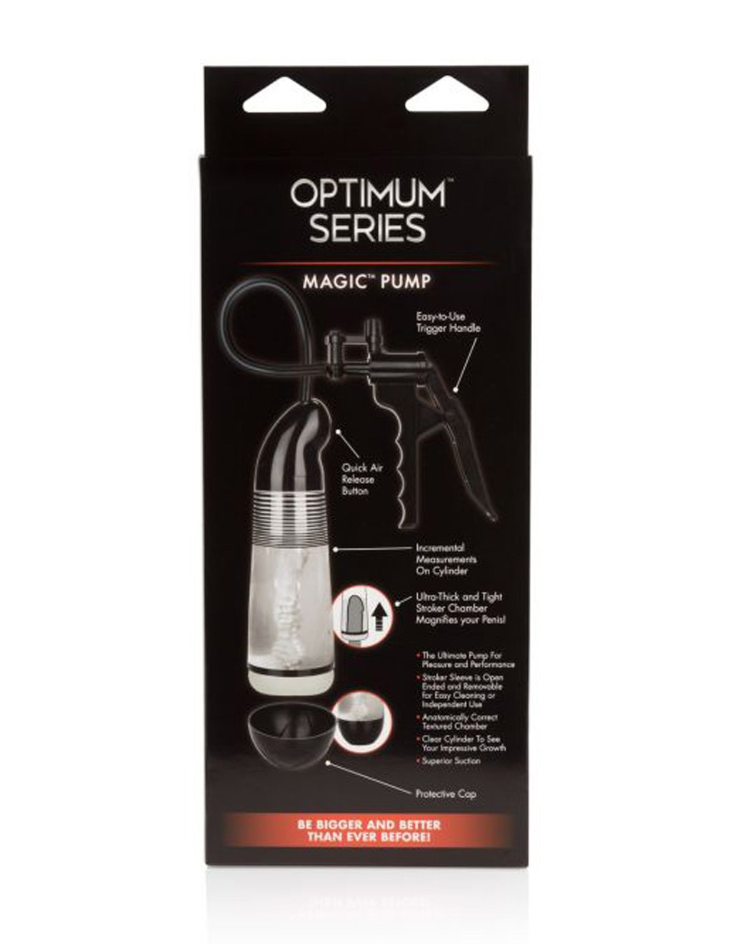 Cal Exotics Black Optimum Series Magic Pump Sex Toy