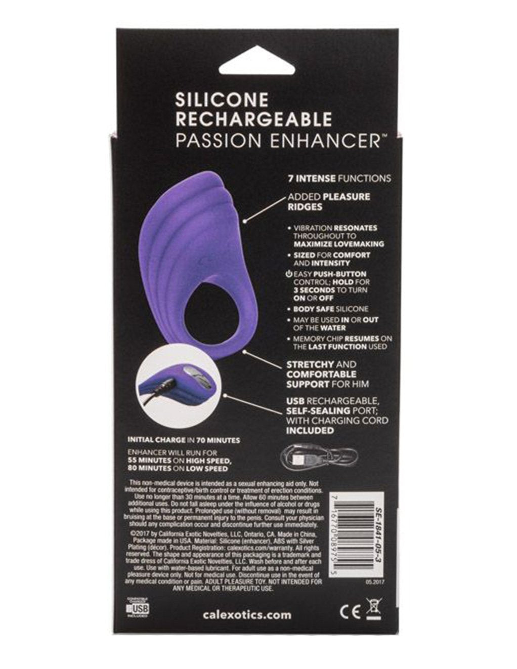 Cal Exotics Passion Enhancer Vibrating Cockring - Novelties - Cockring