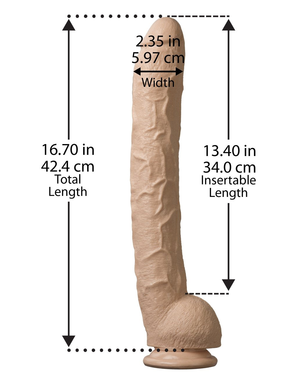 Doc Johnson Dick Rambone Cock White