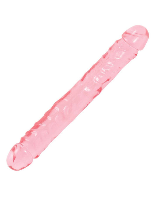 Doc Johnson 12in Jellie Double Dong Pink Front