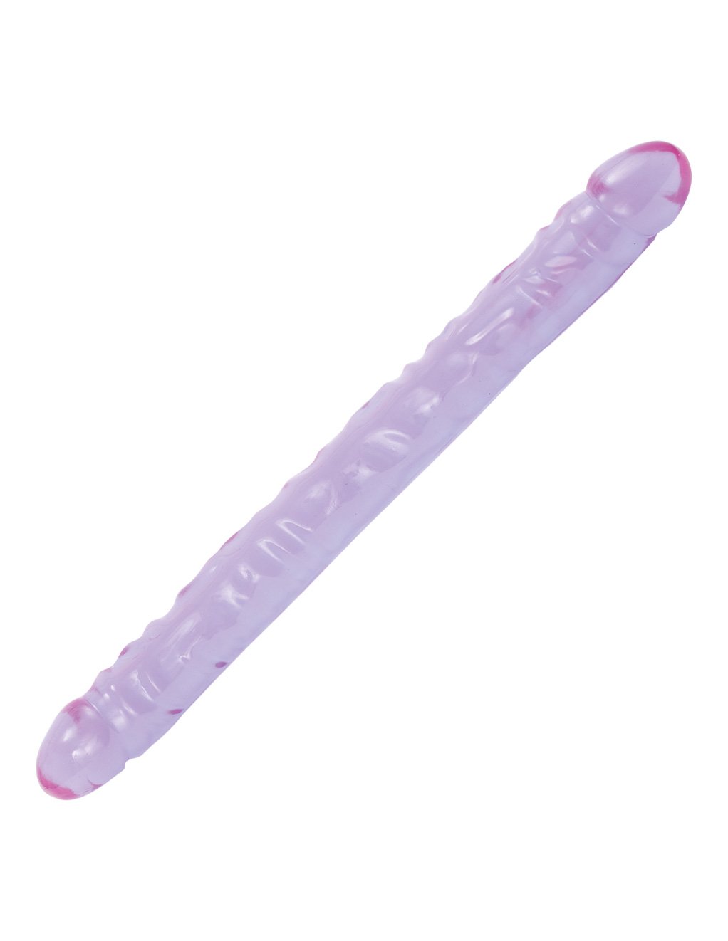 Doc Johnson Crystal Jellies 18 Inch Double Dong Purple