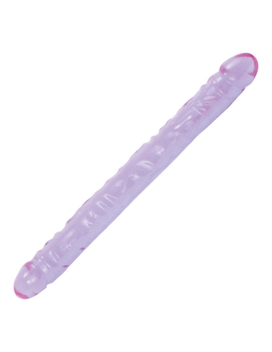 Doc Johnson Crystal Jellies 18 Inch Double Dong Purple