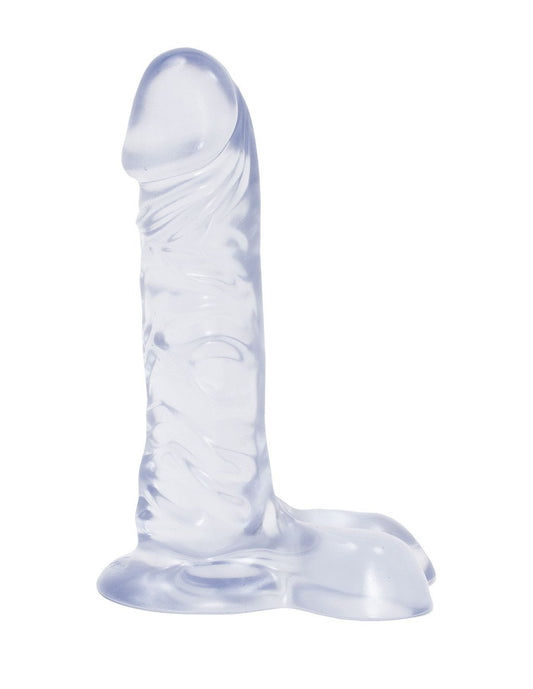 Doc Johnson Ballsy Jellie Cock Clear 7 Inch Front