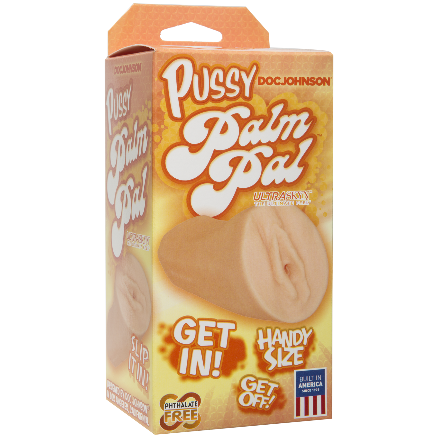 Doc Johnson Palm Pal UltraSkyn Pussy Masturbator - White