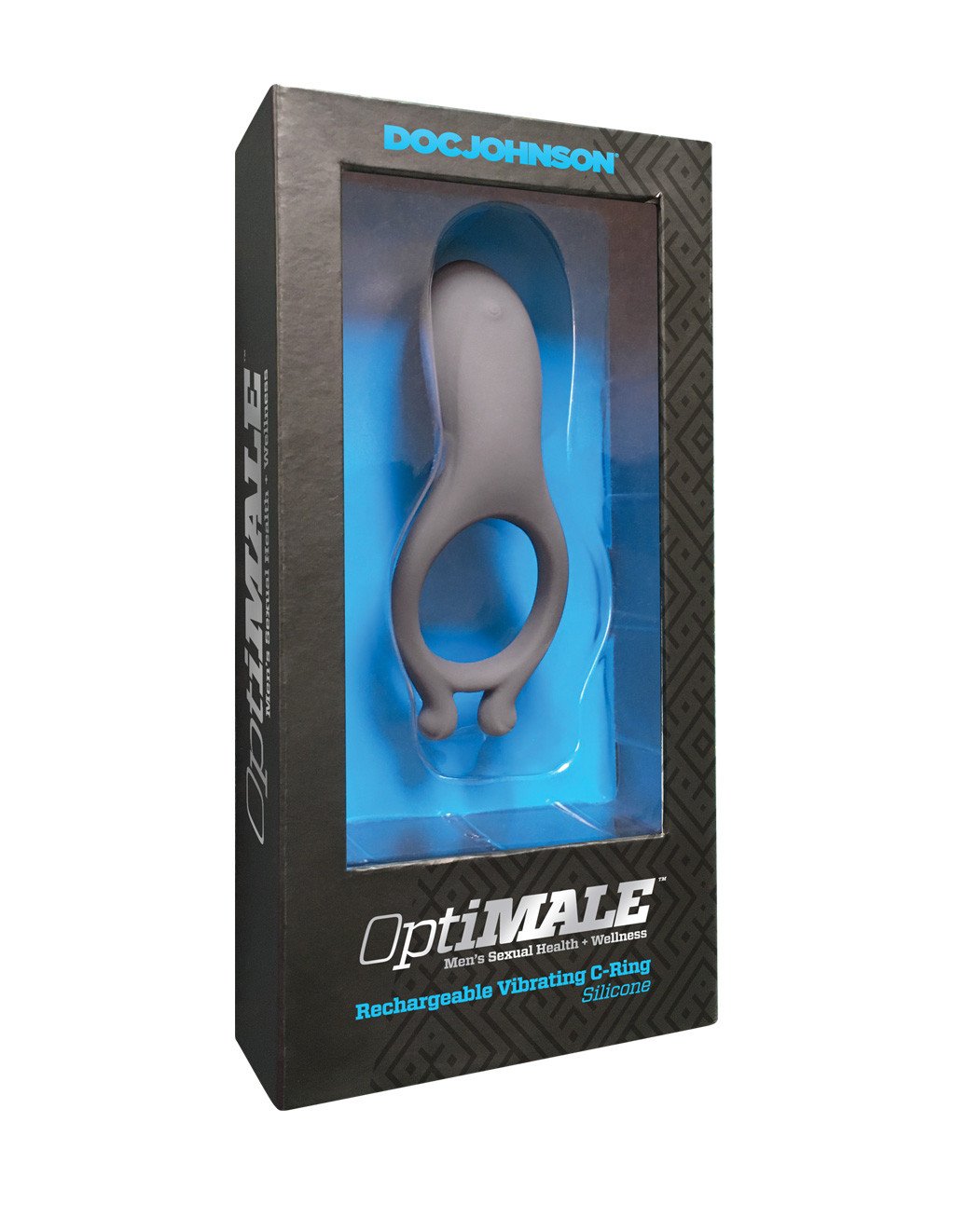 Optimale Rechargeable Vibrating Cock Ring Slate Package