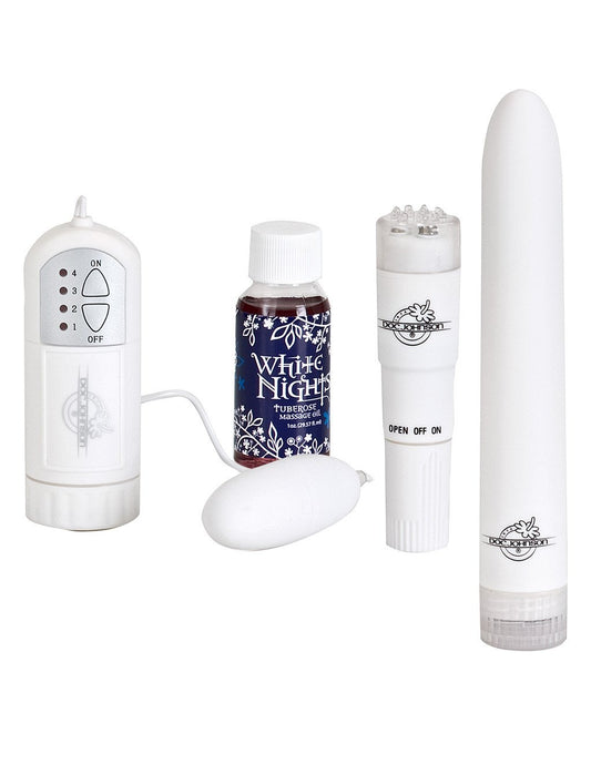 Doc Johnson White Night Pleasure Kit Front