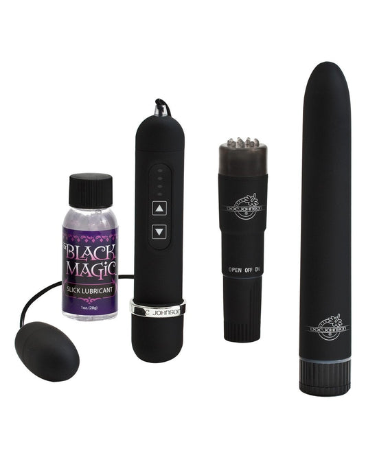Doc Johnson Black Magic Pleasure Kit Front