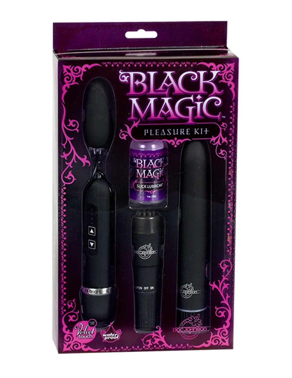 Doc Johnson Black Magic Pleasure Kit - Novelties - Massager