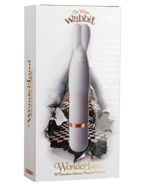 Wonderland by Doc Johnson White Wabbit Vibrator - Novelties - Massager