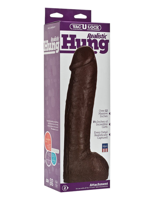 Vac-U-Lock Doc Johnson Realistic Hung Dildo