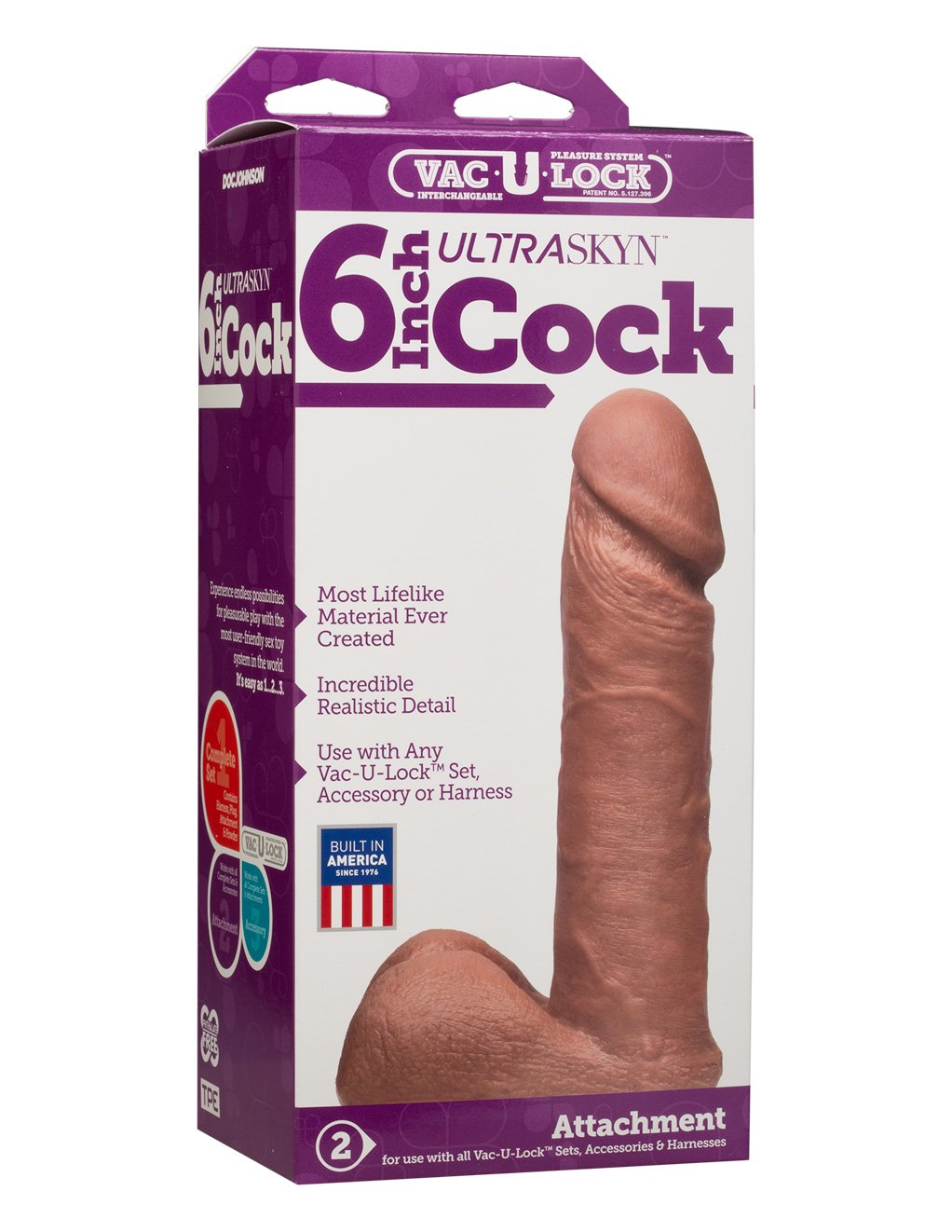Vac-U-Lock Doc Johnson UltraSkyn Cock