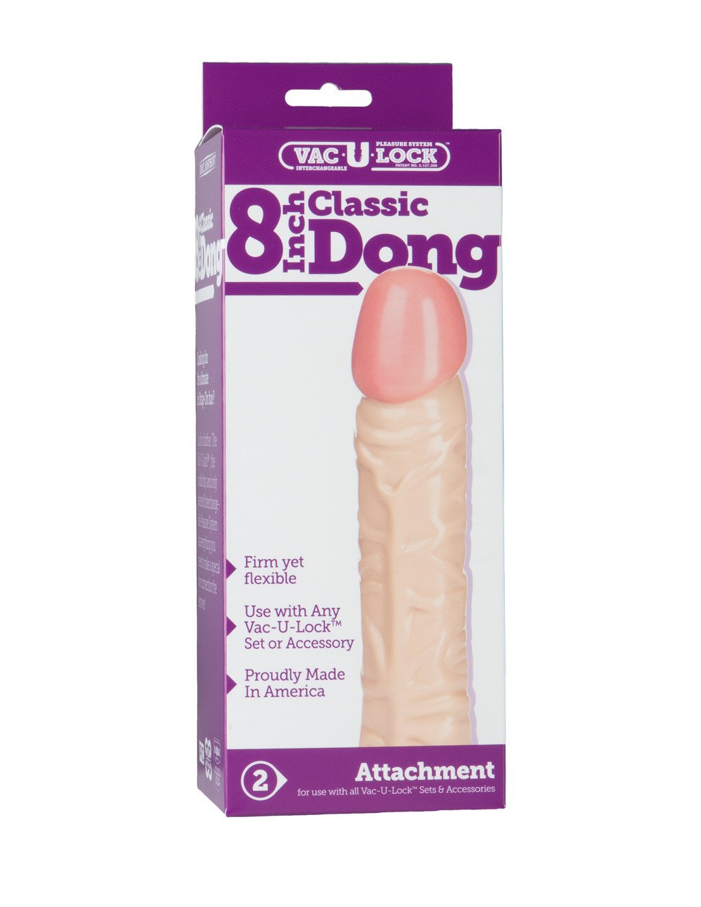 Vac-U-Lock 8 Inch Classic Dong