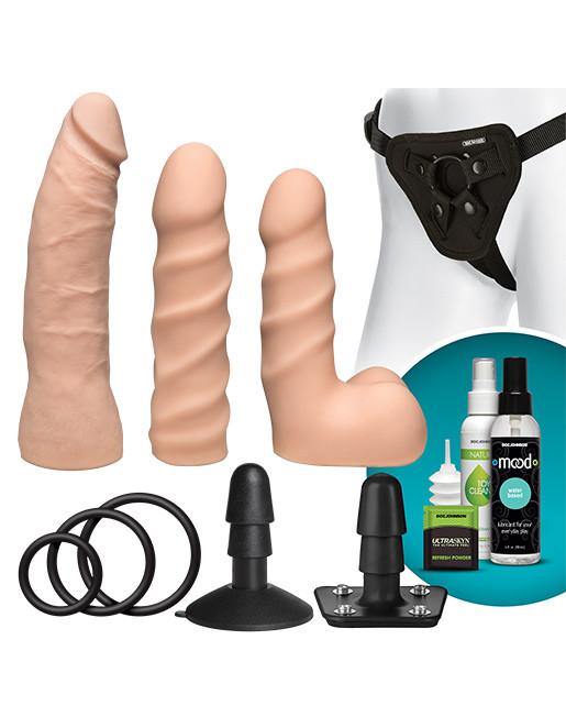 Vac-U-Lock Dual Density Dildo & Plug Starter Set - Novelties - Dildo