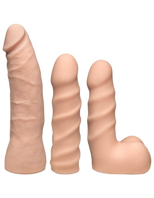 Vac-U-Lock Dual Density Dildo & Plug Starter Set - Novelties - Dildo
